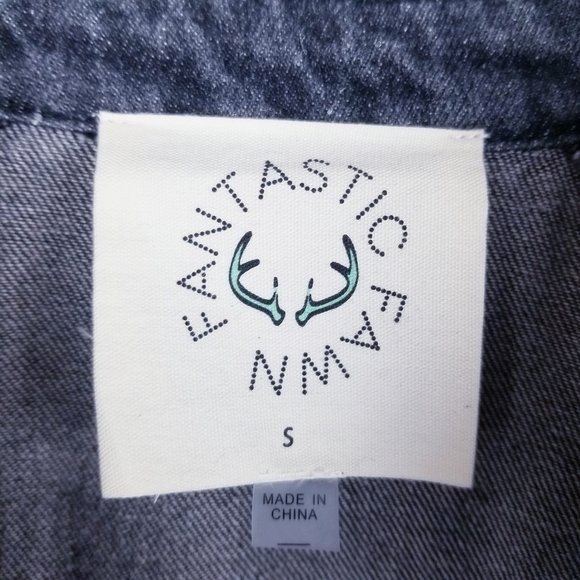 Fantastic Fawn Katy Washed Denim Babydoll Dress NWT - Picture 3 of 13